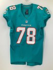  78 Laremy Tunsil Miami Dolphins Game Used Nike Jersey Sz 46 Yr 2014