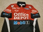 2011 Tony Stewart Championship Yr Pit Crew Race Used Shirt Mobil 1 Office Depot 
