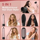 5 In 1 High-speed Hot Air Styler - Professional Frizz-free Hair Dryer Brush  Fas