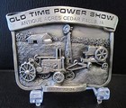 John Deere A B G Tractor  Hit Miss Engine Belt Buckle 1985 Antique Acres Show Ia