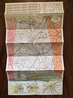 Alabama Arkansas Louisiana Mississippi Map South 1974 Mobil Paper Vg