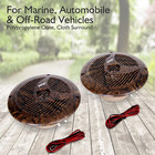 6 5 Inch Marine Speakers - Ip44 Waterproof And Weather Resistant Outdoor Audio D