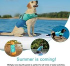 Large Dog Flotation Life Vests Swimming Pet Life Jacket Life Saver Rescue Handle