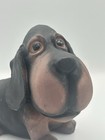 Vintage Basset Hound Dog Resin Figurine