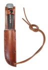 World War Two Era Brown Leather Sheath For Us Pal Rh 36 Fighting Knife