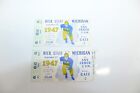 Vintage Michigan State Vs Michigan Football Ticket Stubs Sept  27  1947 Lot Of 2