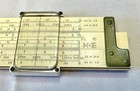 Vintage Keuffel   Esser  k   E  Slide Rule With Black Leather Case Usa