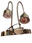 Large 500w Stainless Double Commercial Food Warmer Heat Lamps Free Shipping