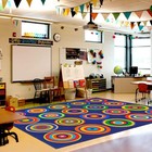 Large Classroom Rug Colorful Sit Spots Kids Rugs For Preschool Non Slip Floor