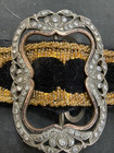 Gorgeous Antique East Indian Ornate Brass Belt  Encrusted With River Diamonds