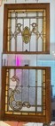 Hard To Find Matching Pair Of Salvage Double Hung Stained Glass Windows