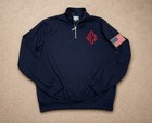 New Je Quarter Zip Sweater Blue Usa 1 4 Zip Jee Sweatshirt Usa Seller Size Xl