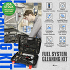 Fuel Injector Cleaner Kit 1000ml Stainless Steel Pressure Gauge