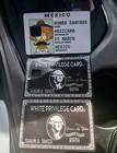 White Privileged Credit Card Smart Sticker Skin Wrap  Card Sticker Decal