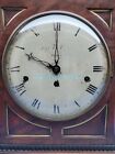 Triple Fusee C1820s Rare Antique Regency English Bracket Clock Mahogany 9 Bells