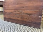 Antique Wooden Crate Upjohn Pharmaceuticals Medicine Apothecary Box Kalamazoo Mi