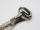 Victorian Sterling Silver Snake Form Sewing Chatelaine Clip Antique C1840s