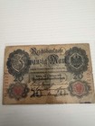 1914 Germany 20 Mark Reichsbanknote Imperial German Wwi Paper Money 1052