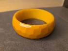 Vintage Bakelite Butterscotch Honeycomb Bracelet
