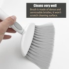 Dust Pan  Mini Dustpan And Brush Set  Small Broom 1pcs  Gray 