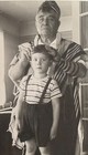 Judaica Photo praying Jewish Grandfather In Tefillin   Tallit Blesses Grandson
