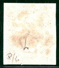 Penny Black 1840 Qv Gb Stamp Sg 2 1d Plate 7  mj  Used Mx As46 Cat   400 Yor24