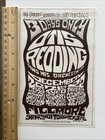 Otis Redding Handbill Rare-1966 With Grateful Dead Fillmore Sf Good