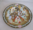 2 Antique Shuzan Satsuma Japanese 7 1 4  Plates Ornate Gold Signed Set Of 2