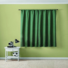 Blackout Rod Pocket Window Curtain Panel Pair Drapes Home Decor Washable 38 x63 