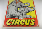 Robert Bros Circus Cardboard Advertisement Bethlehem Fairgrounds Connecticut Wc