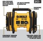 For Dewalt Tire Inflator Portable Air Compressor 20v Max  Air Pump Automatic