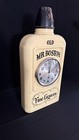 Rare Old Mr  Boston Solid Wood Advertising Bottle With Gilbert Metal 8 Day Clock