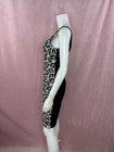 Diane Von Furstenberg Womens Leopard Print Bodycon Dress Size 6 Vintage