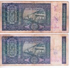 Rare 100 Rupees 999999-1000000 Number 2 Notes Signed By I G Patel