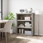 Industrial 3 Shelf Wood Bookcase Bookshelf Storage Display Rack Book Shelving Us