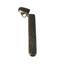 Vtg 925 Sterling Silver Sewing Needle Case Etched Ornate Design Chain 10 Grams