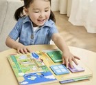 New Melissa   Doug Ms  Rachel Sesame Street Wooden Activity Board