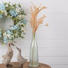 Green Glass Bottle Vase  set Of 4 