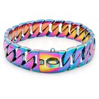 Big Dog Chain Collar With Buckle Strong Heavy Duty Stainless Steel Cuban Link