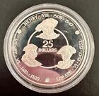 Cayman Islands -  1980 Silver 25 Dollars Proof  35 64 G  Queen Elizabeth Ii 