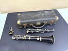 Antique Carl Fischer Crampon Buffet Lp  Paris Wood Clarinet W  Case