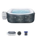 Saluspa 60101e Monterey Airjet Outdoor Inflatable Square Hot Tub 4-6 Person With