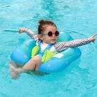 Baby Inflatable Swimming Float With Safety Seat - Upgraded Infant Swim Ring