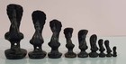 Antique Burmese Bronze Hintha Bird Opium Weights Set Of 9 Graduated Early 20th C