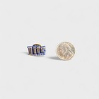 Lite Beer Miller Light Vintage Lapel Pin Blue   Silver Plastic