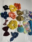 Girls 5pc Lot Of Jojo Siwa Bows   Keychain   Scrunchie Lot All Together 15 Items