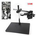 Digital Microscope Camera Dual Arm Set 50mm Table Stand Holder Lift Bracket Lab