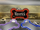 Custom Engraved Personalized Pet Tag Id Dog Cat Name Tags Double Side 7 Colors