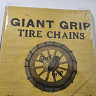 Bh Vintage 1920 s Giant Grip Tire Chains Oshkosh Wi Advertising Bag Sign