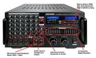 Singtronic Professional 5000w Karaoke Dj Mixing Amplifier W  Recording
